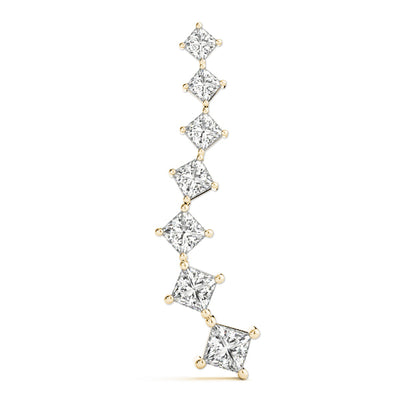 14K Yellow Gold 1 1/2 ct tw Fashion Diamond Pendant