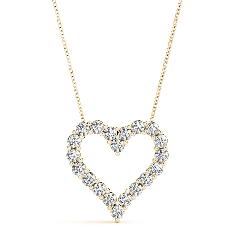 14K Yellow Gold 1/3 ct tw Fashion Diamond Pendant