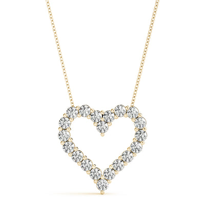 14K Yellow Gold 1/3 ct tw Fashion Diamond Pendant