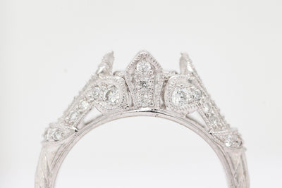 PLATINUM 1CTTW DIAMOND SEM- MOUNT
