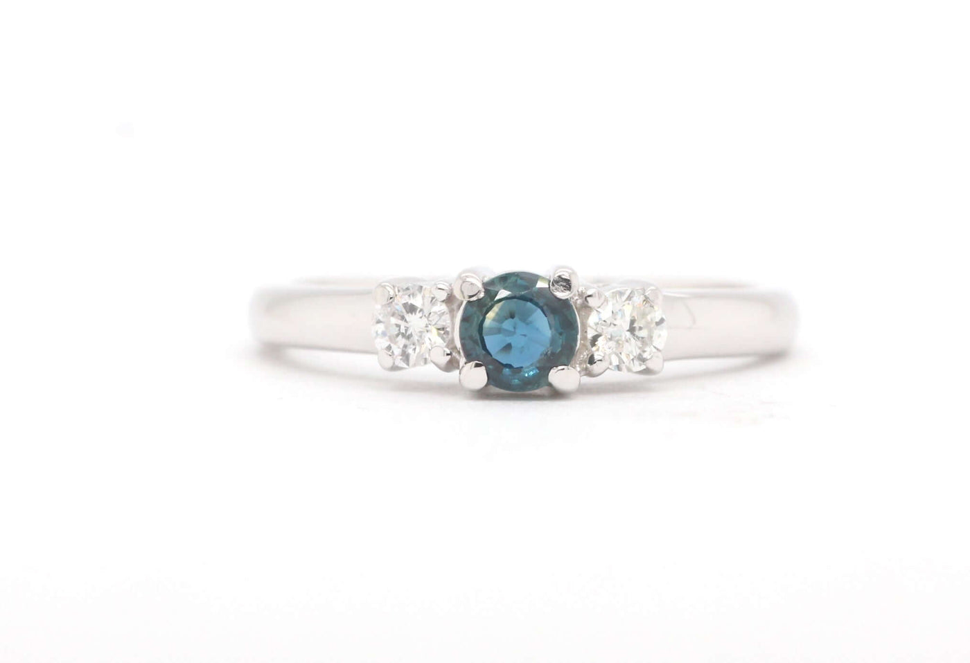 14KW .25 Cttw Sapphire & Diamond Ring image