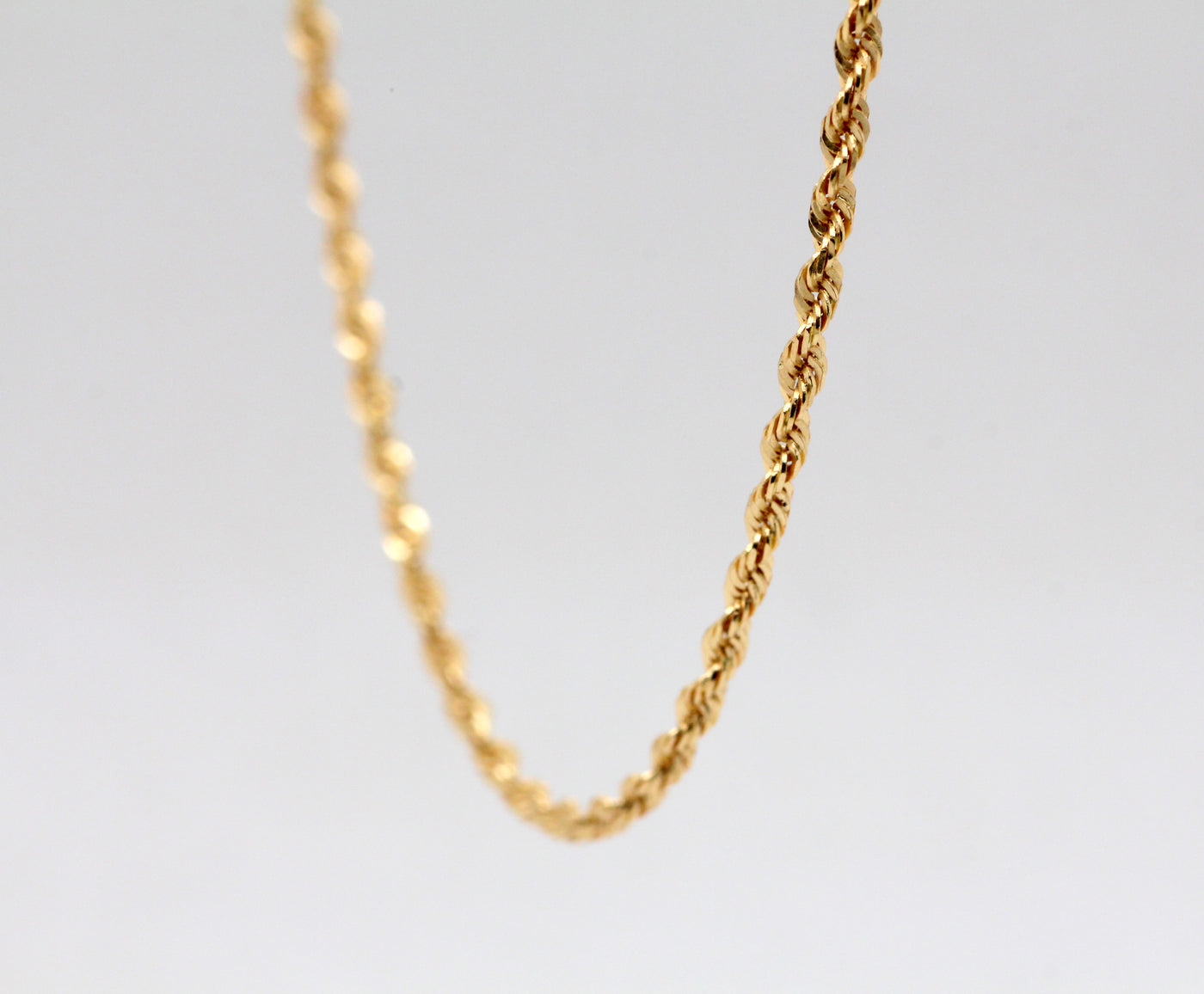 Estate 14KY 17" 1.6 mm Rope Chain