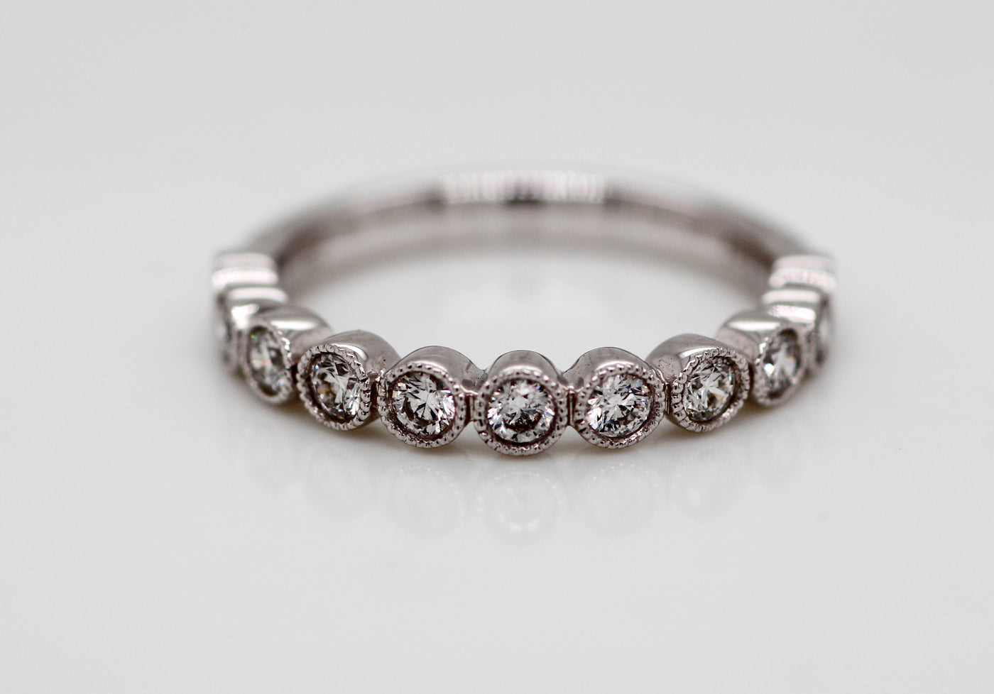 14KW .50 CTTW DIAMOND WEDDING BAND image