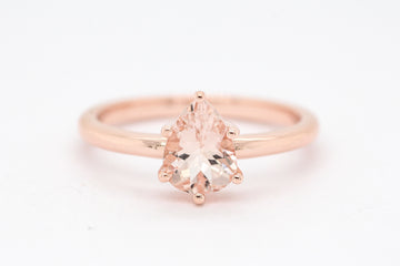 14KR 1.00 CT MORGANITE RING
