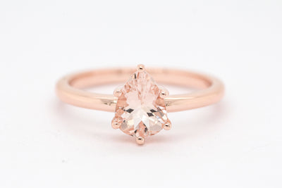 14KR 1.00 CT MORGANITE RING image