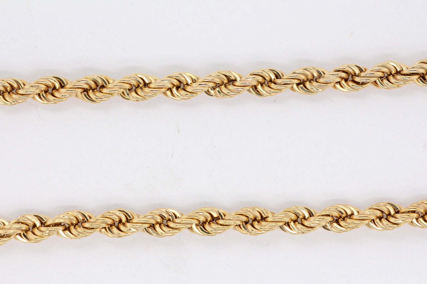 ESTATE 14KY 24" 5 MM HOLLOW ROPE CHAIN