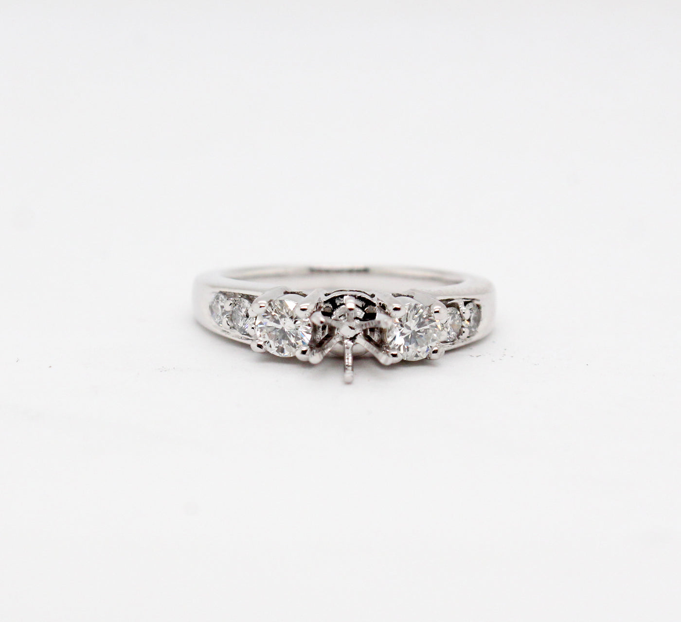 Estate 14KW .50 Cttw Diamond Semi Mount Ring