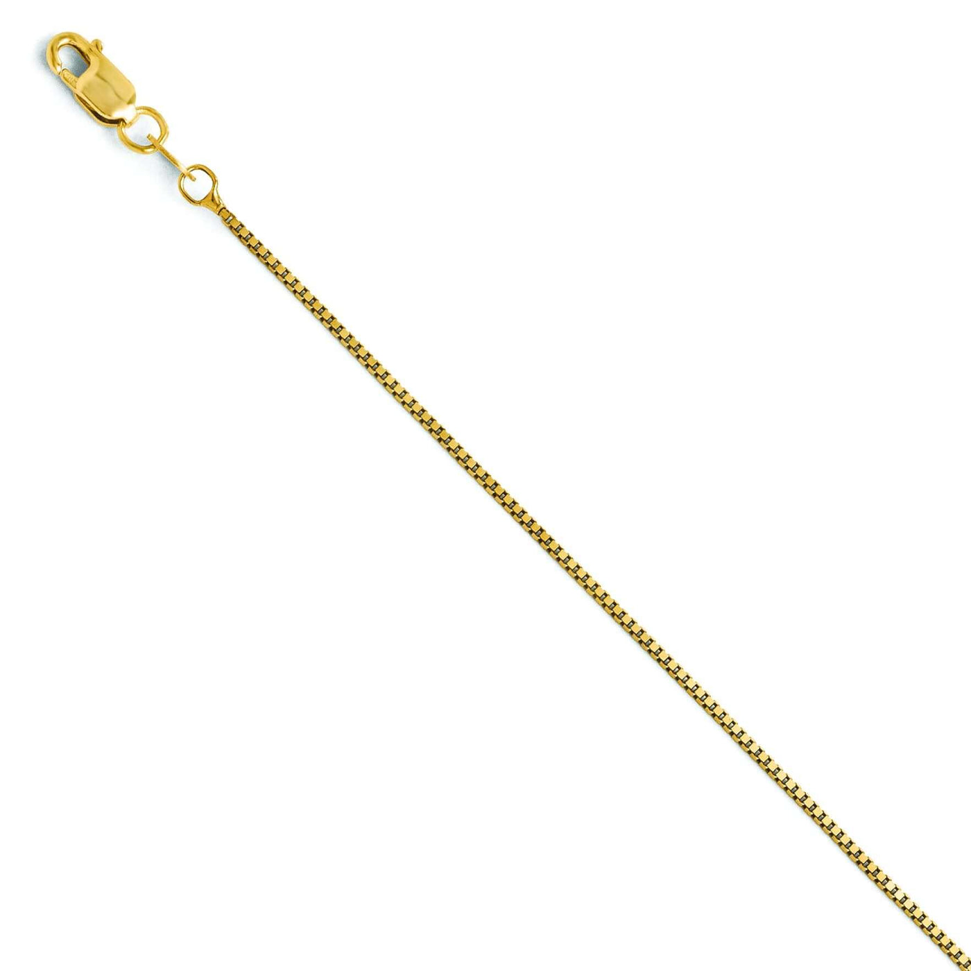 14K 18" BOX WITH LOBSTER CHAIN
502-18