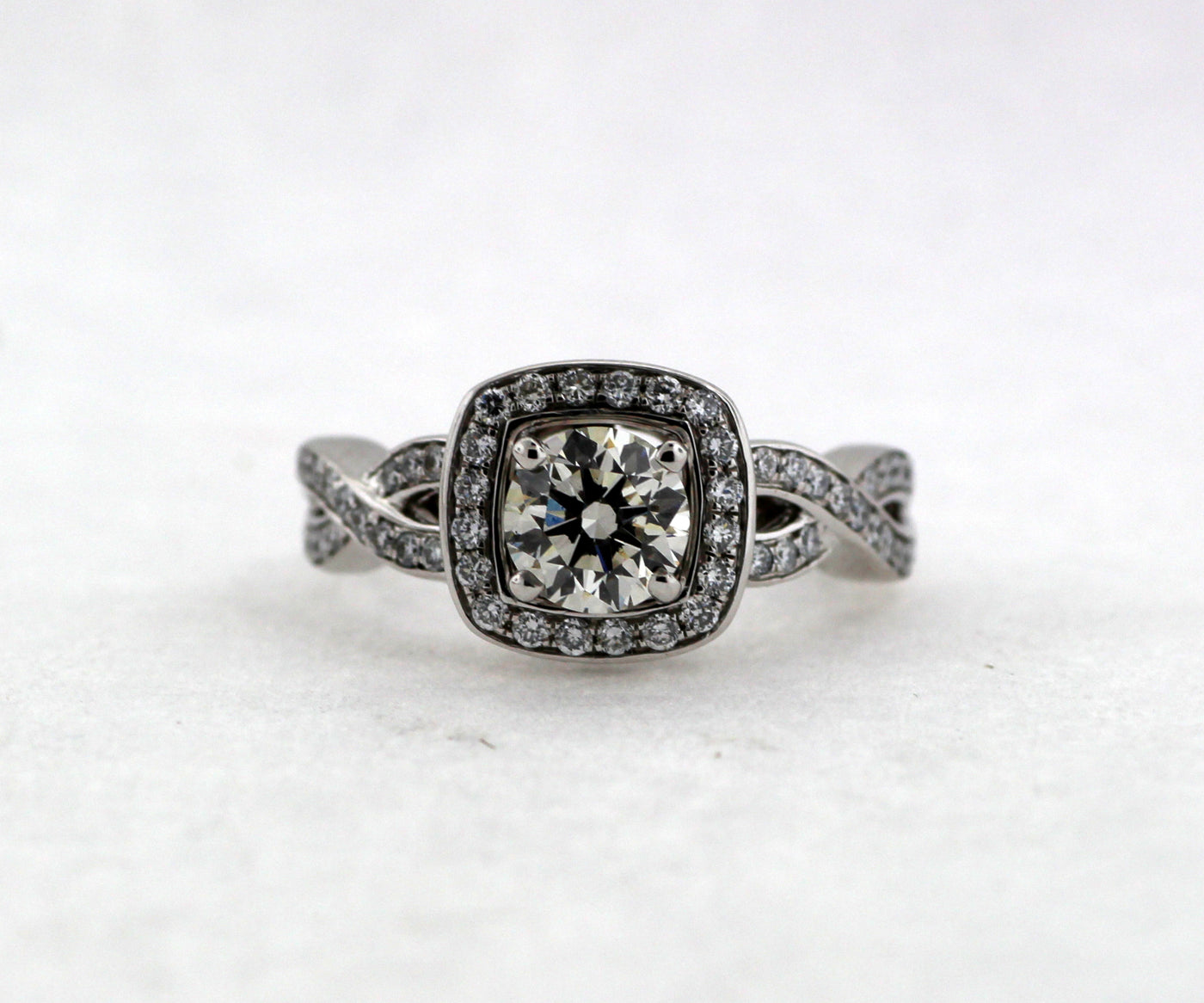 14KW 1.44 Cttw Diamond Engagement Ring