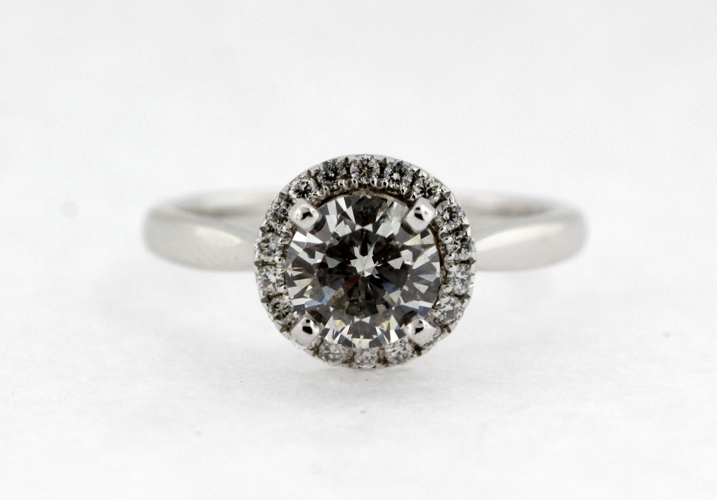 14KW 1.22 CTTW Diamond Engagement Ring