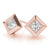 EARRINGS SINGLE STONE Complete per pair.