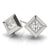 EARRINGS SINGLE STONE Complete per pair.
