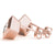 EARRINGS SINGLE STONE Complete per pair.