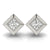 EARRINGS SINGLE STONE Complete per pair.