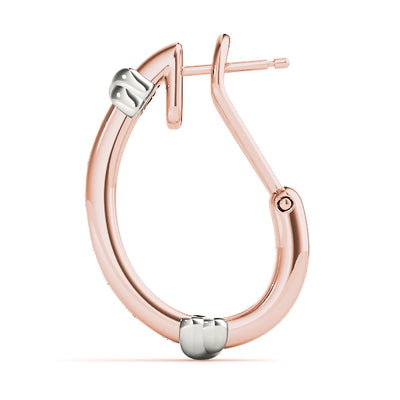 EARRINGS HOOP EARRINGS J-HOOPS Complete per pair.