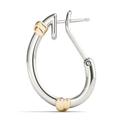 EARRINGS HOOP EARRINGS J-HOOPS Complete per pair.