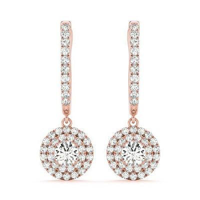EARRINGS HALO Complete per pair.