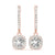 EARRINGS HALO Complete per pair.