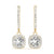 EARRINGS HALO Complete per pair.