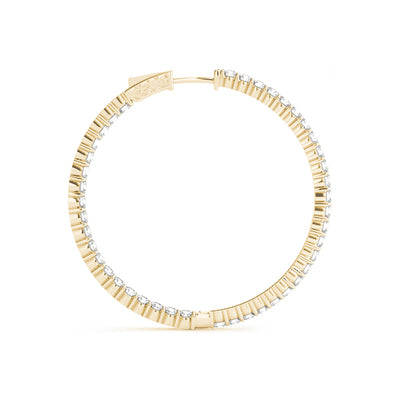 14K Yellow Gold 1/2 ct tw Fashion Diamond Earring
