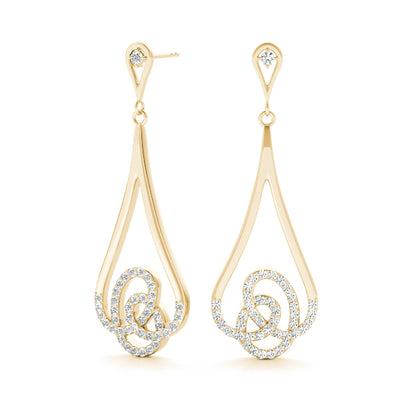 FASHION EARRINGS Complete per pair.