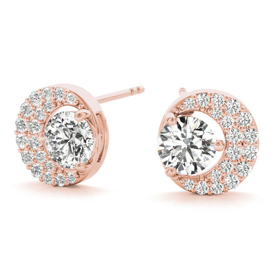 FASHION EARRINGS ROUND CENTER Complete per pair.