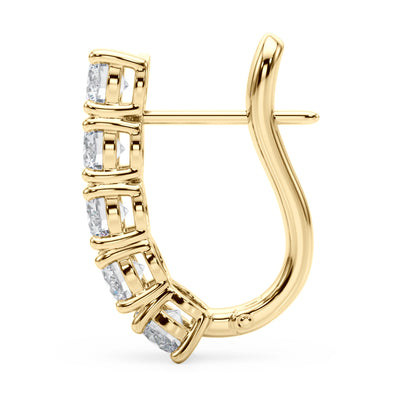 EARRINGS WITH OMEGA BACKS Complete per pair.