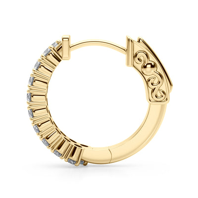 DOUBLE ROW VAULT LOCK HOOPS Complete per pair.