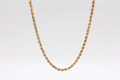 14KY 22" 2.5 mm Rope Chain image