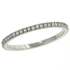 14KW .25Cttw Diamond Contour Flex Ring