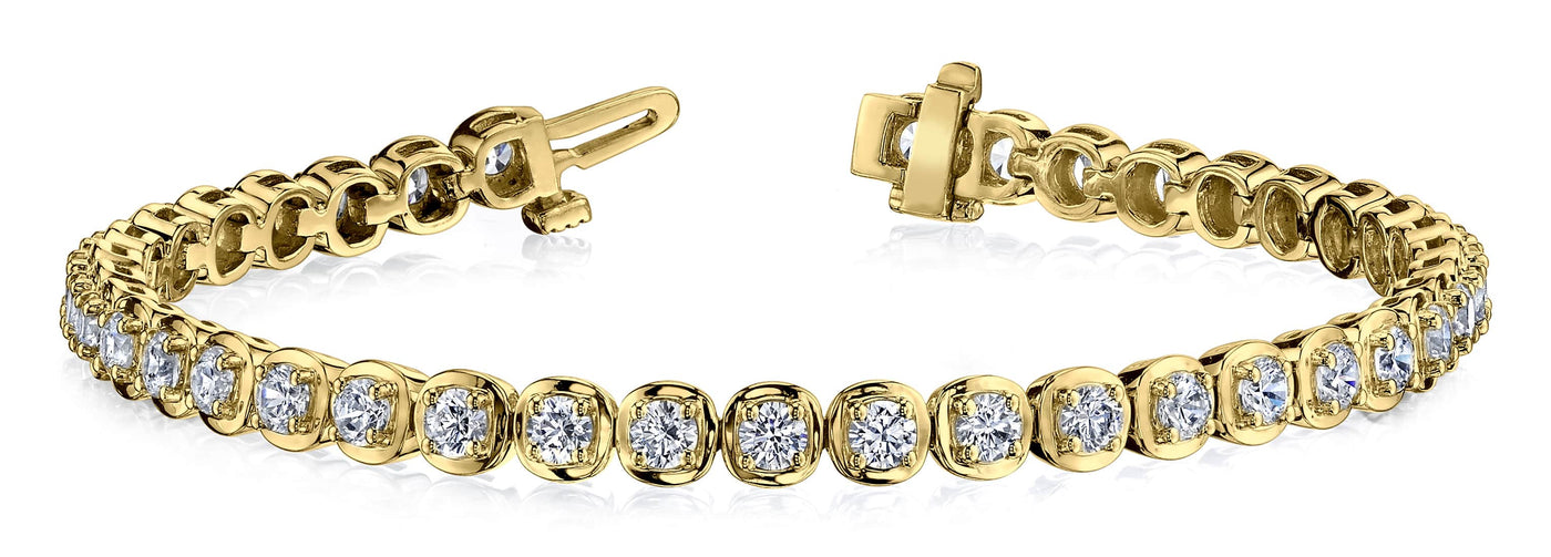 14KY 3.75 CTTW DIAMOND BRACELET HI-SI2
