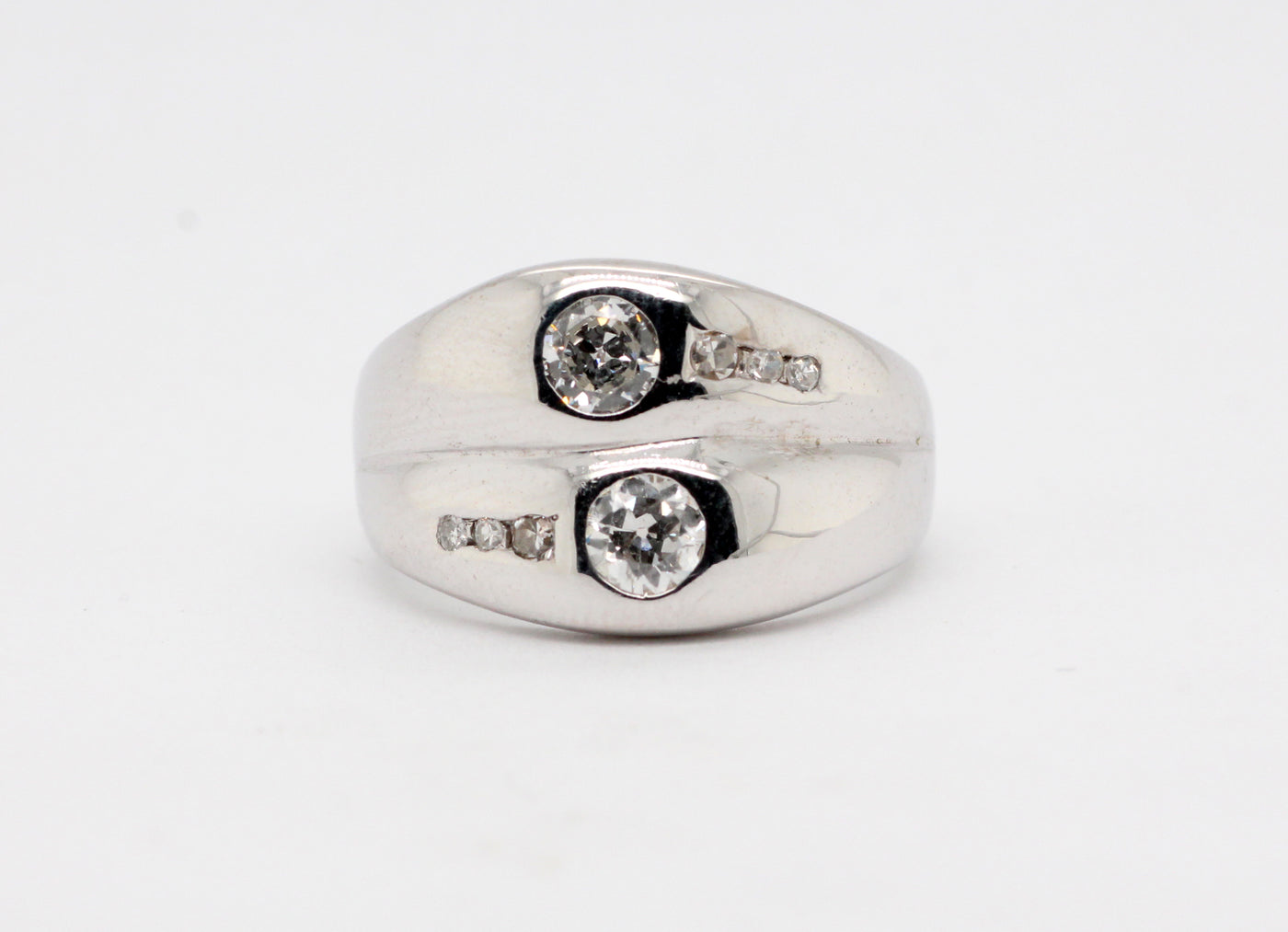 Estate 14KW .56 Cttw diamond ring, G-SI2