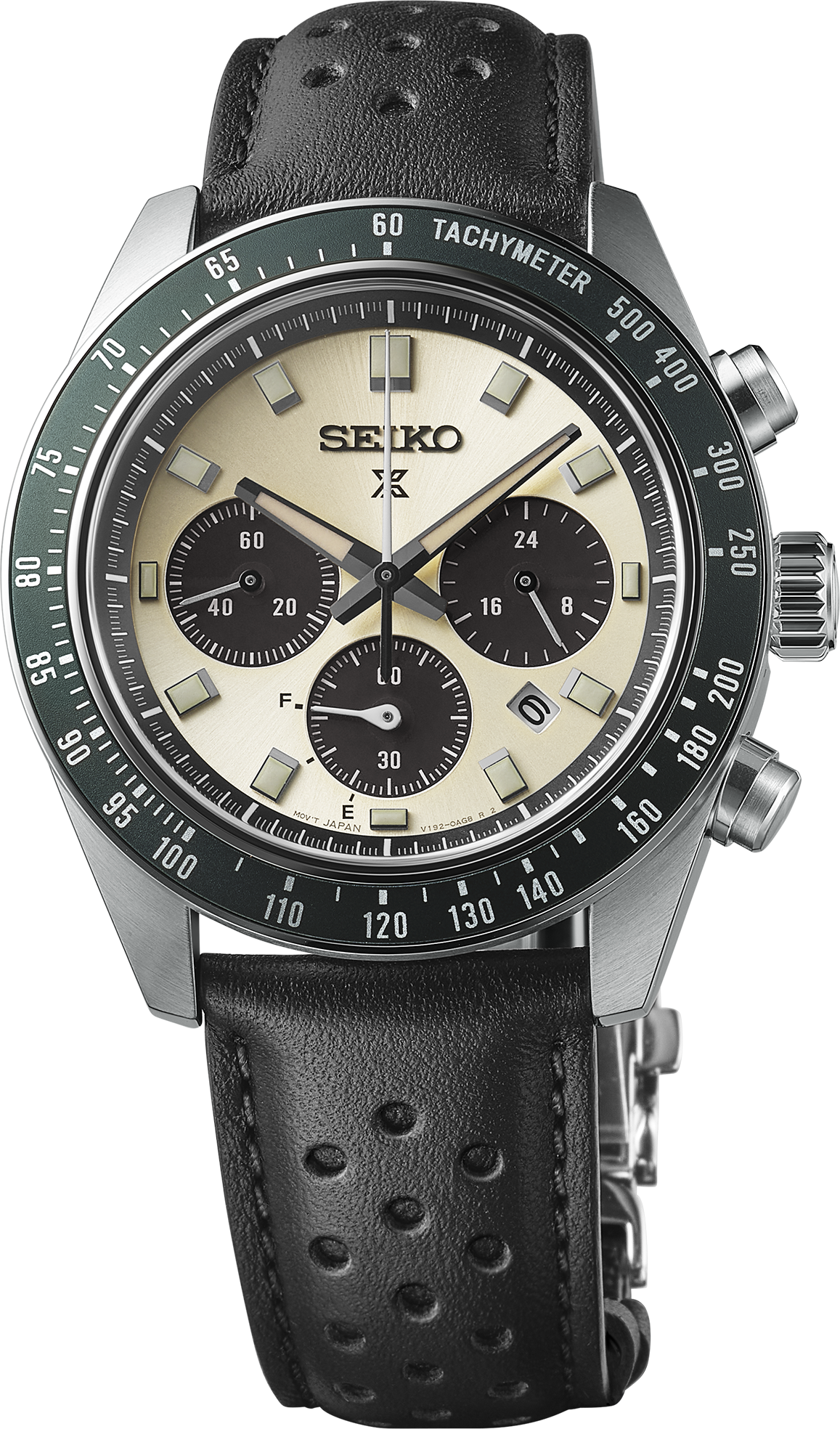 Gents Seiko SSC943 Prospex Speedtimer Solar Chronograph Ivory Dial Wat