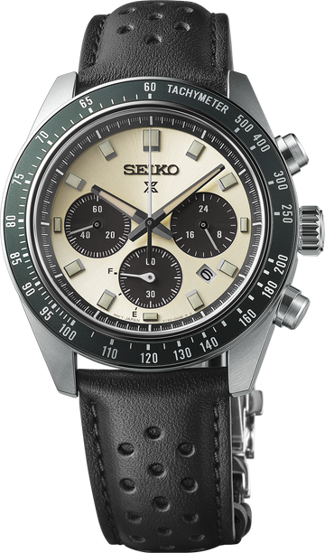 Gents Seiko SSC943 Prospex Speedtimer Solar Chronograph Ivory Dial Wat
