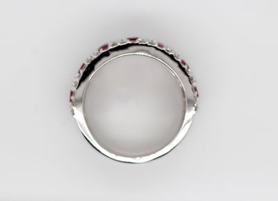 14KW 2.52 CTTW RUBY AND DIAMOND FASHION RING 1.06 CTTW H-SI1 image