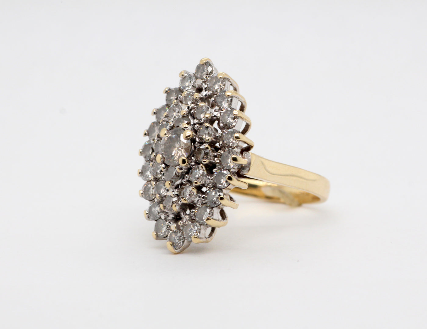 Estate 14KY 2.10 Cttw Diamond Ring