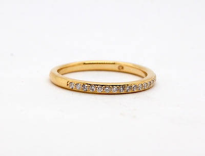 14KY .18 Cttw Diamond wedding Band, H-SI2