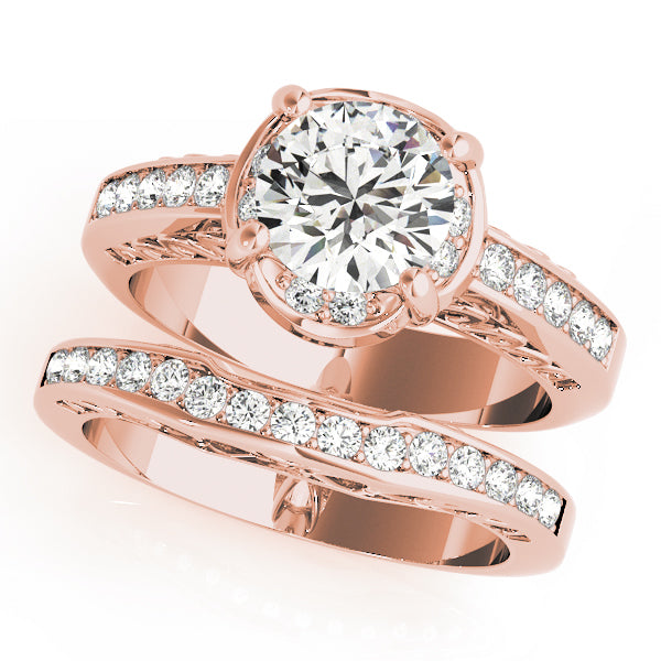 ENGAGEMENT RINGS SINGLE ROW PRONG SET