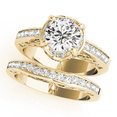 ENGAGEMENT RINGS SINGLE ROW PRONG SET