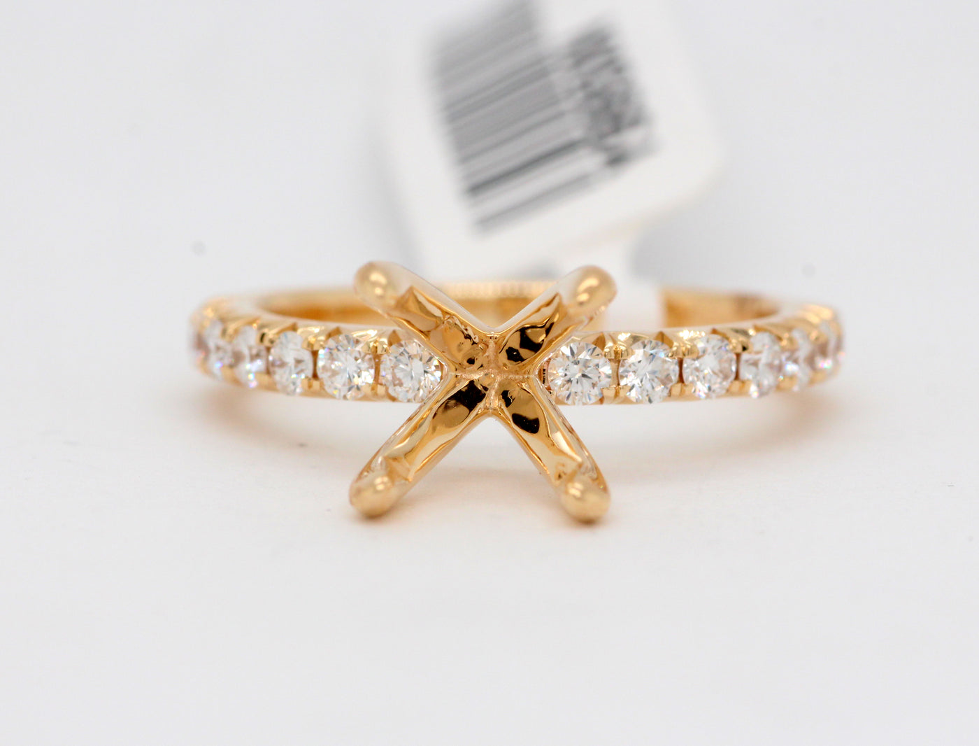 14KY .50 Cttw Diamond Semi Mount Ring