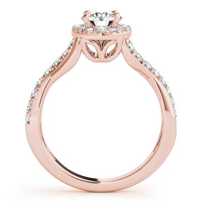 ENGAGEMENT RING WITH FIXED HEAD