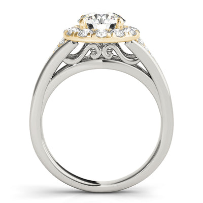 ROUND HALO ENGAGEMENT RING
