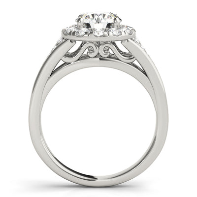 ROUND HALO ENGAGEMENT RING