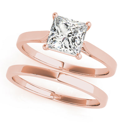 PRINCESS CUT SOLITAIRE ENGAGEMENT RING