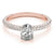 PAVE ENGAGEMENT RING WITH OVAL CENTER