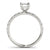 Single Row Diamond Engagement Ring