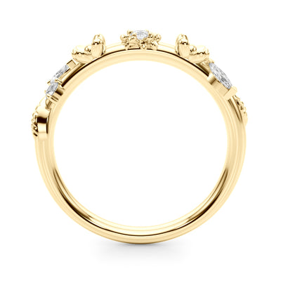 FLOWER DIA WEDDING BAND