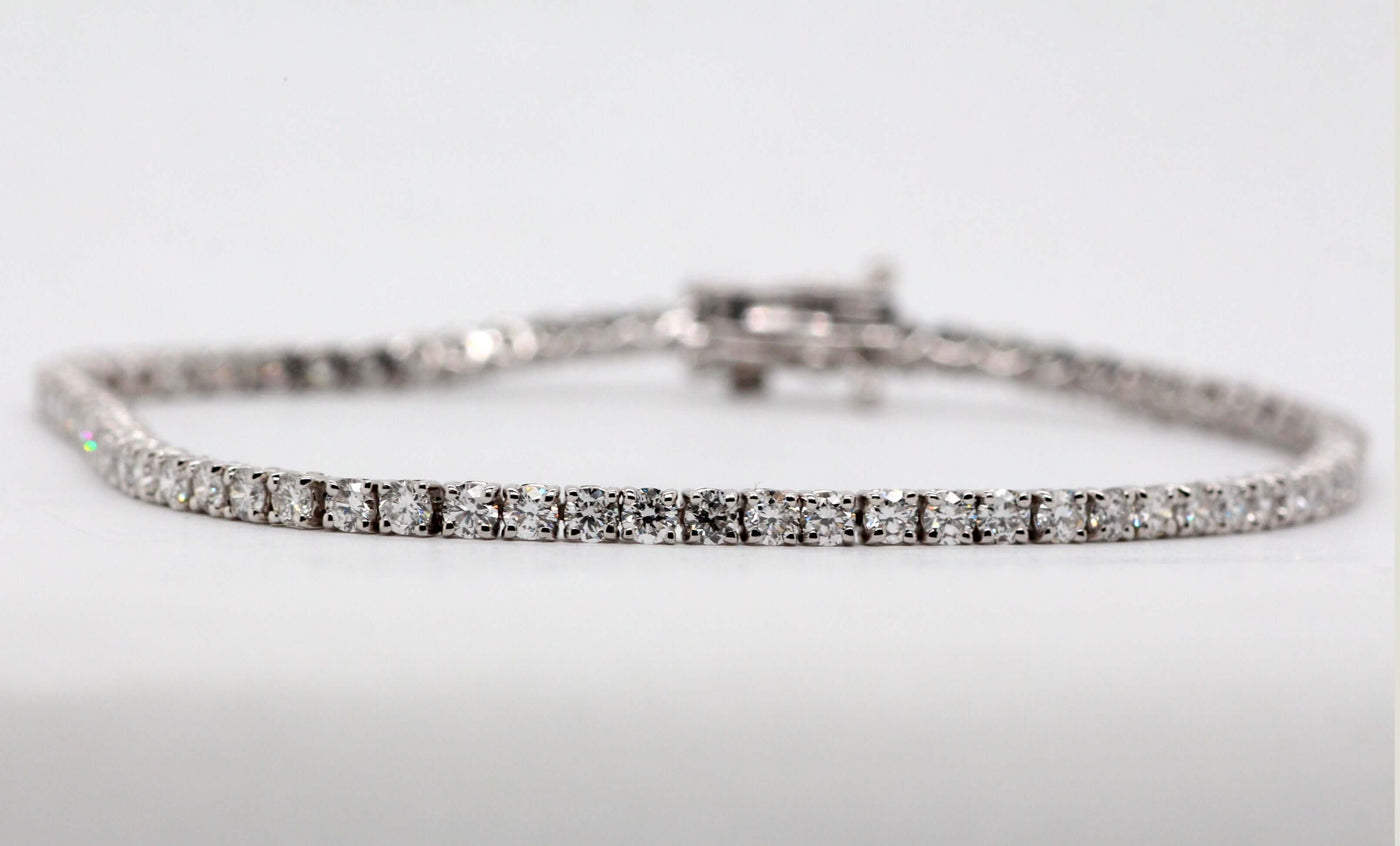 14KW 3.00 Cttw Lab Grown Diamond Bracelet