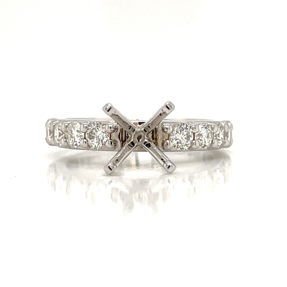 14KW .75 Carat WEIGHT DIAMOND ENGAGEMENT RING SETTING