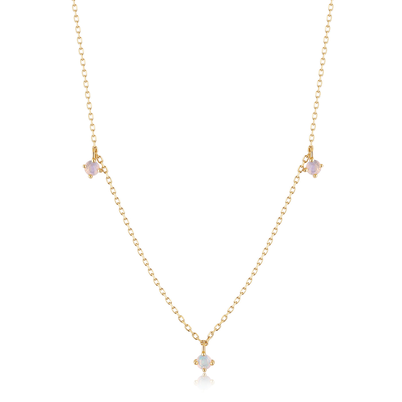 FLORA  Triple Opal Necklace